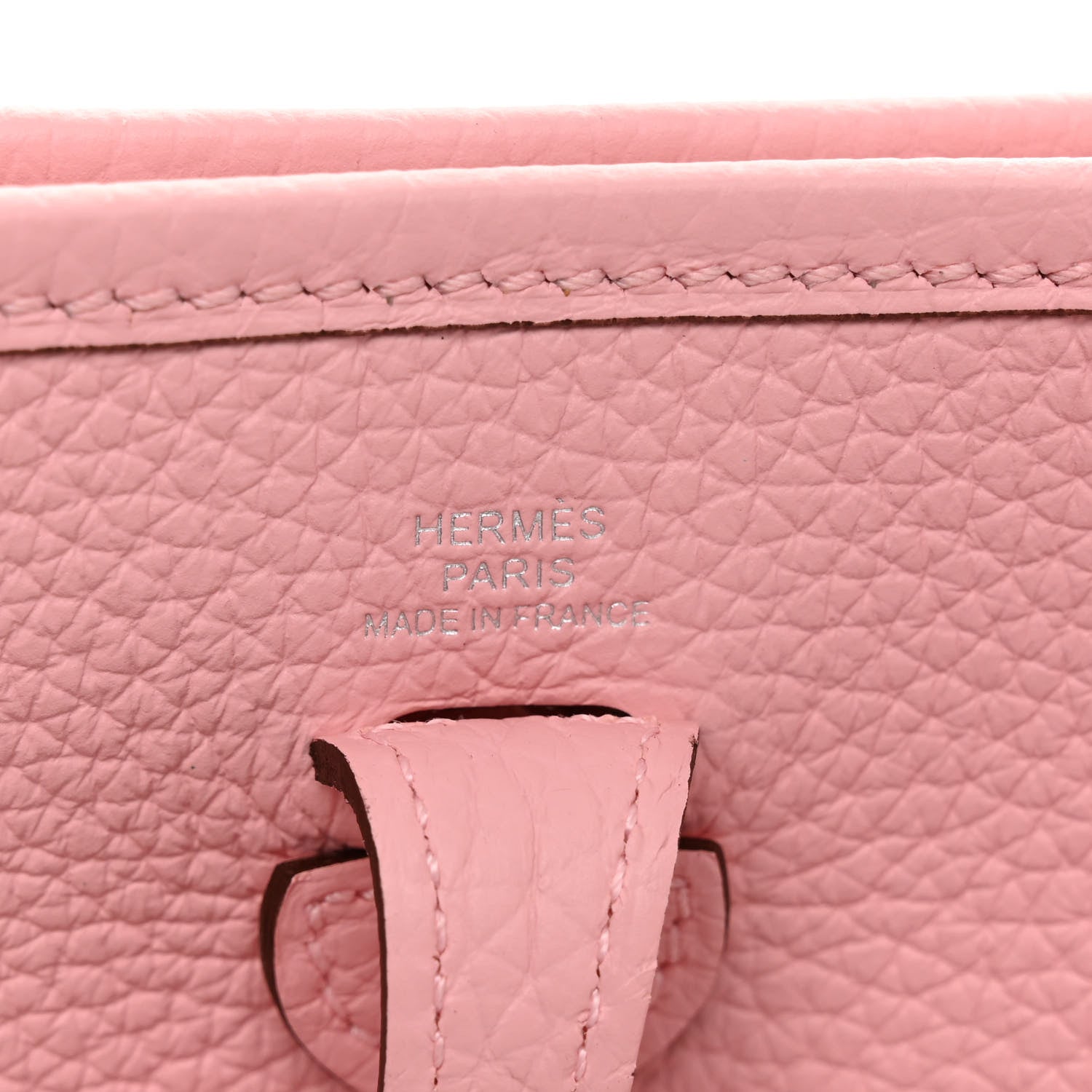 Hermes Taurillon Clemence Evelyne TPM Rose Sakura 6 of 10