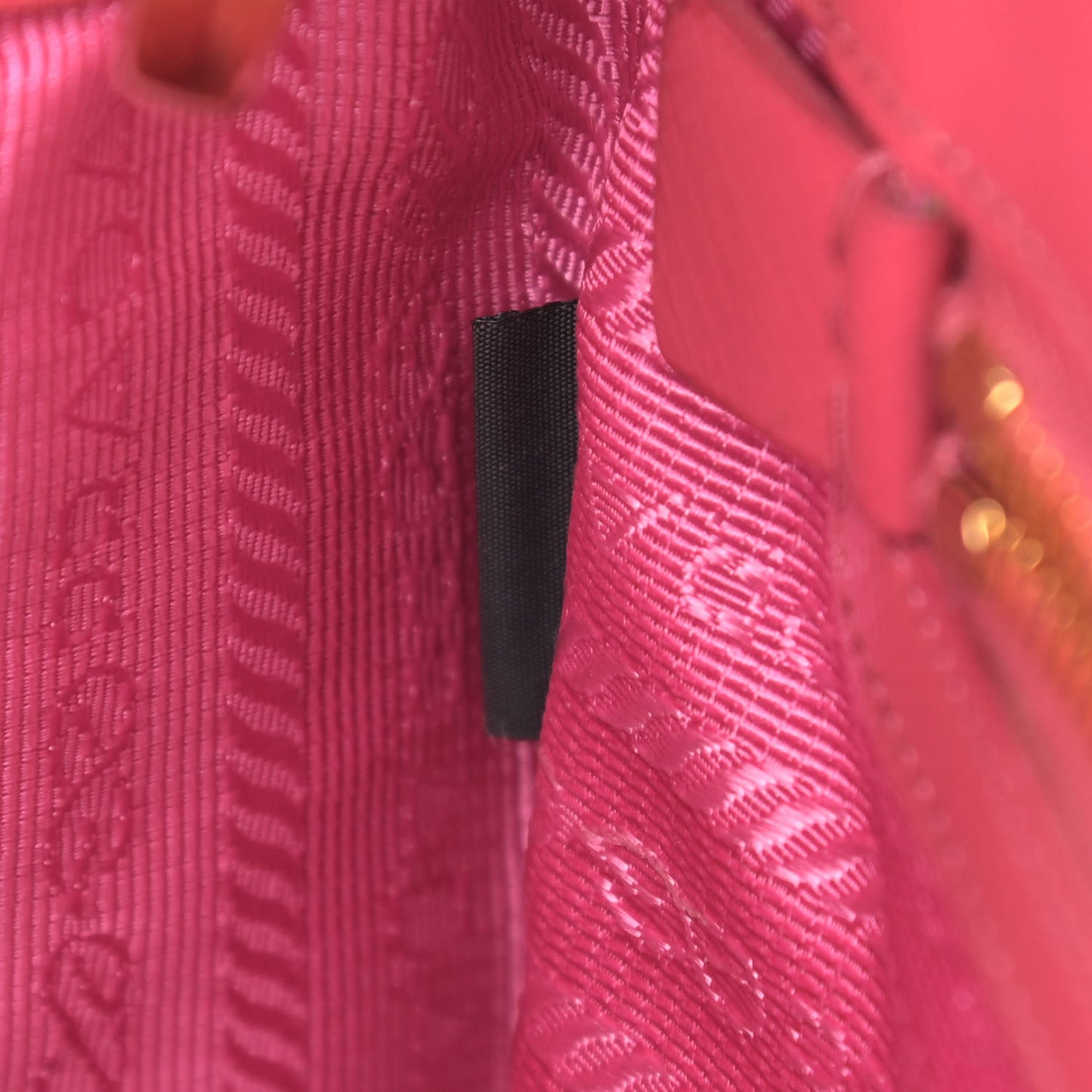 Saffiano Vernice Mini Galleria Double Zip Tote Peonia
