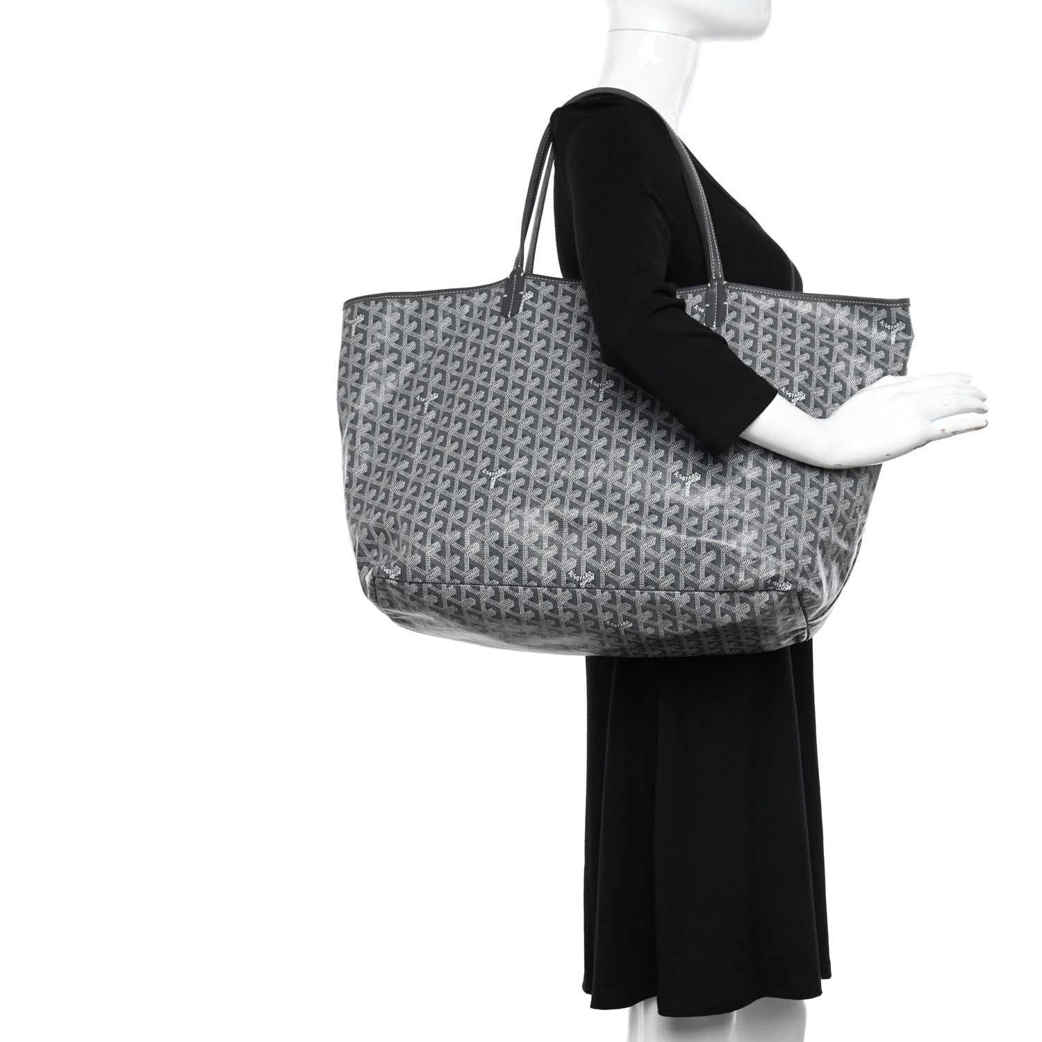 Goyard Goyardine Saint Louis GM Grey 2 of 22