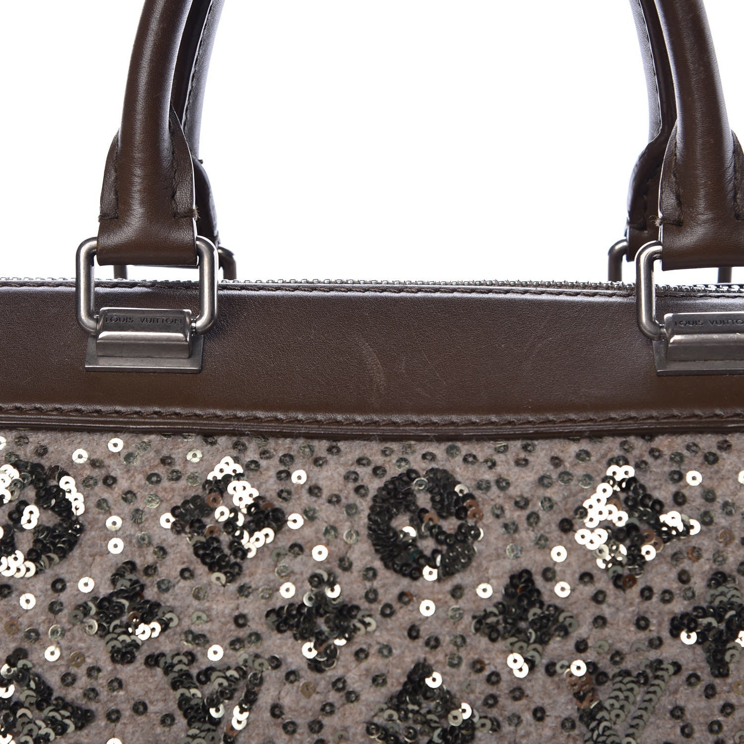 Louis Vuitton Sequin Monogram Sunshine Express Speedy Kaki 14 of 23
