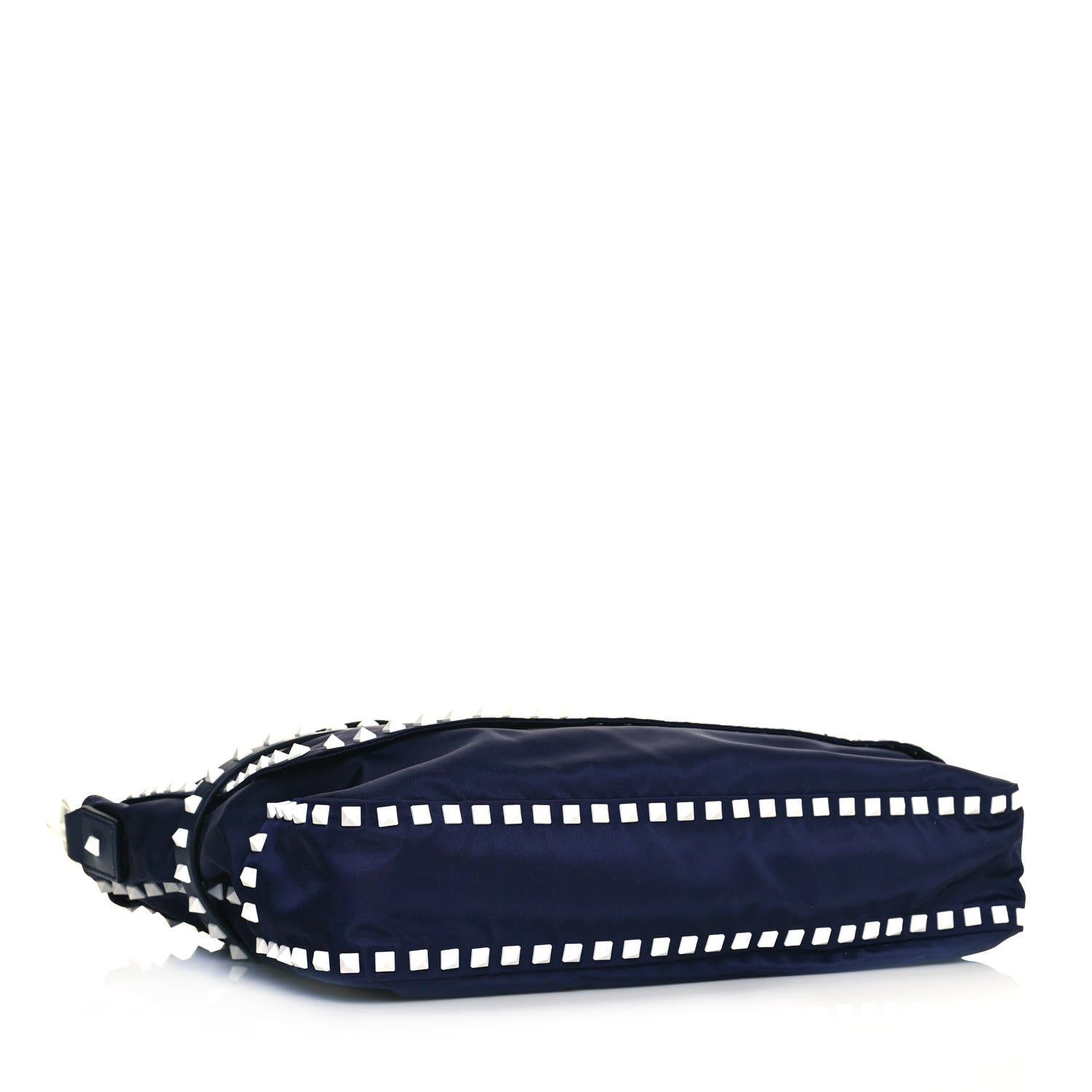 Valentino Garavani Nylon Free Rockstud Messenger Bag Marine 4 of 11