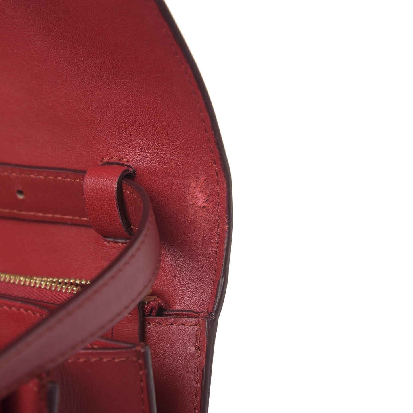 Box Calfskin Medium Classic Box Flap Bag Red