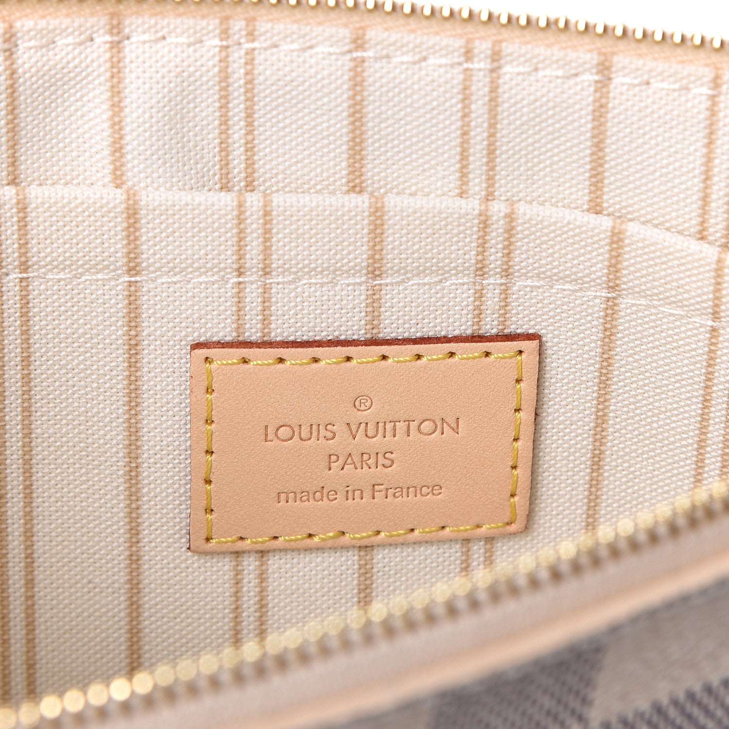 Louis Vuitton Damier Azur Neverfull MM GM Pochette 6 of 8