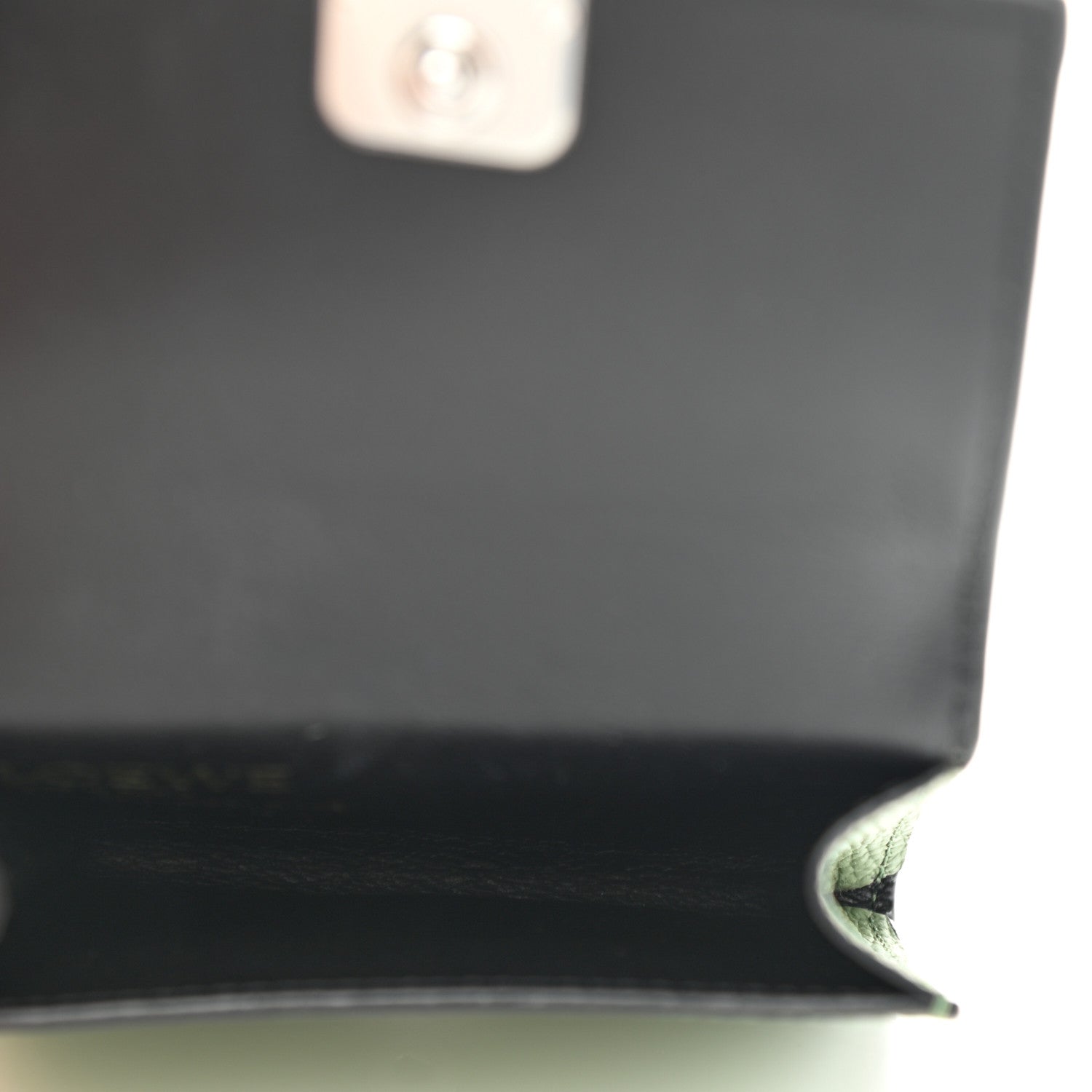 Loewe Pebble Grain Calfskin Pansies Print Coin Cardholder Rosemary 5 of 7