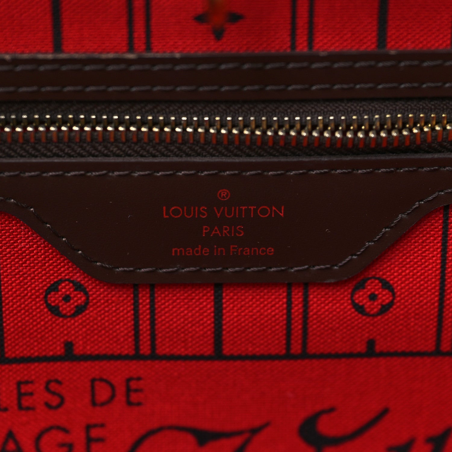 Louis Vuitton Damier Ebene Neverfull MM 6 of 8