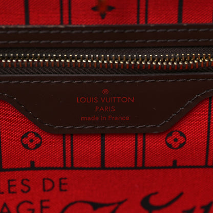 Louis Vuitton Damier Ebene Neverfull MM 6 of 8