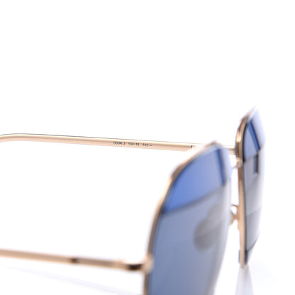 Christian Dior Metal DiorSplit 2 Sunglasses Navy Gold 7 of 8