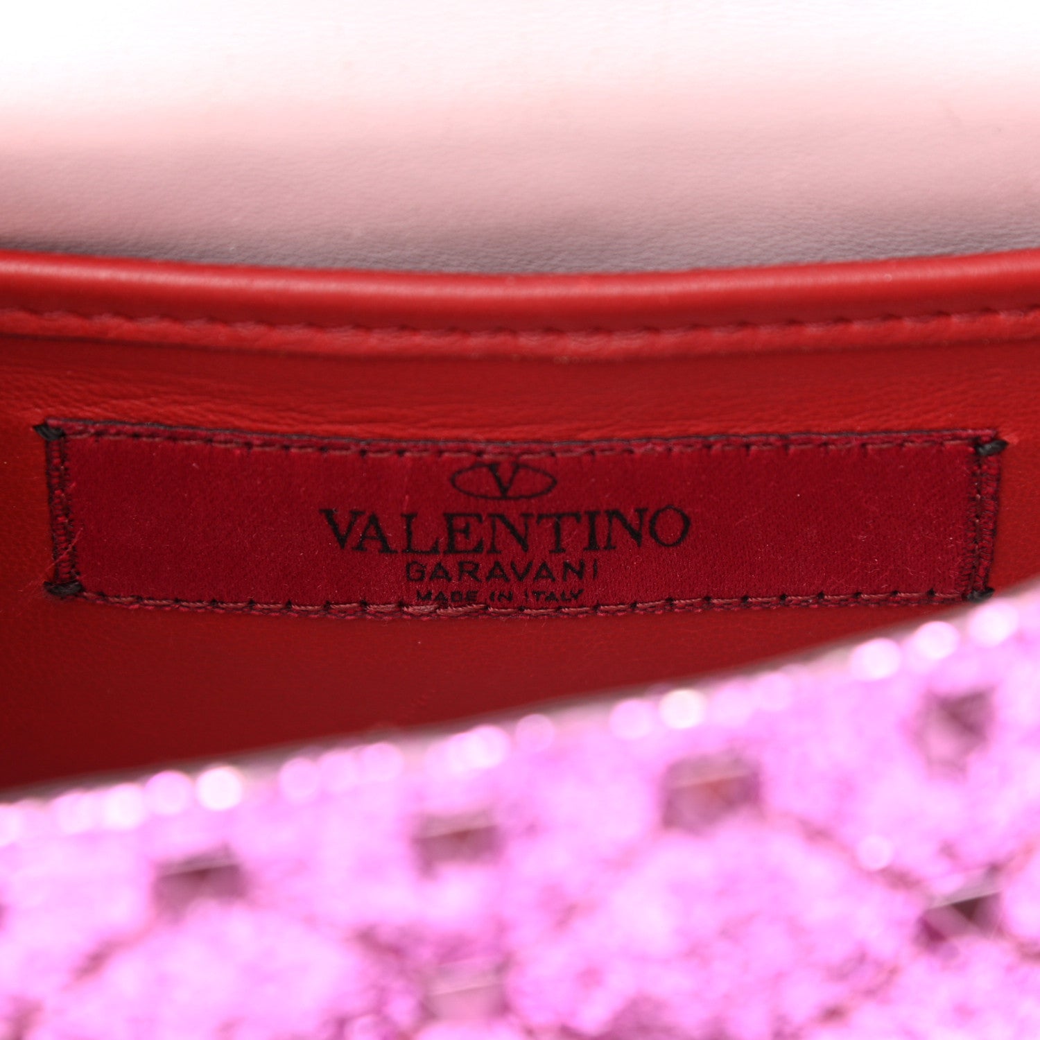 Valentino Garavani Glitter Mini Rockstud Spike Shoulder Bag Water Lilac 6 of 13