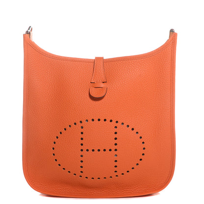 Hermes Taurillon Clemence Evelyne PM III Orange 1 of 14
