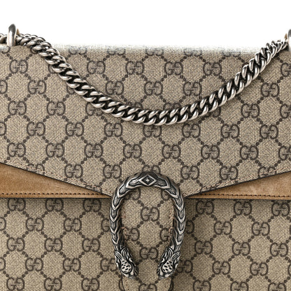 Gucci GG Supreme Monogram Medium Dionysus Shoulder Bag Taupe 8 of 10