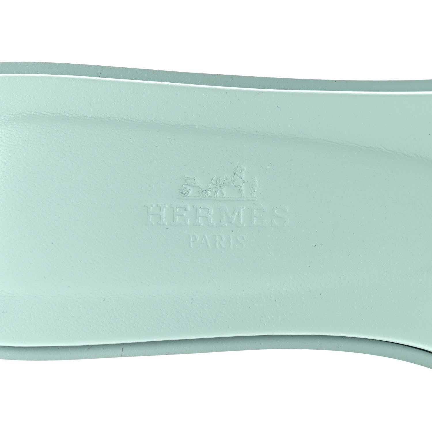 Hermes Epsom Oran Sandals 37 Vert Embrun 7 of 8