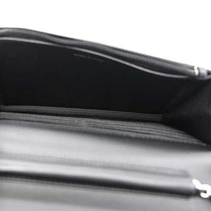 Chanel Patent Quilted Wallet On Chain WOC Black 5 of 11