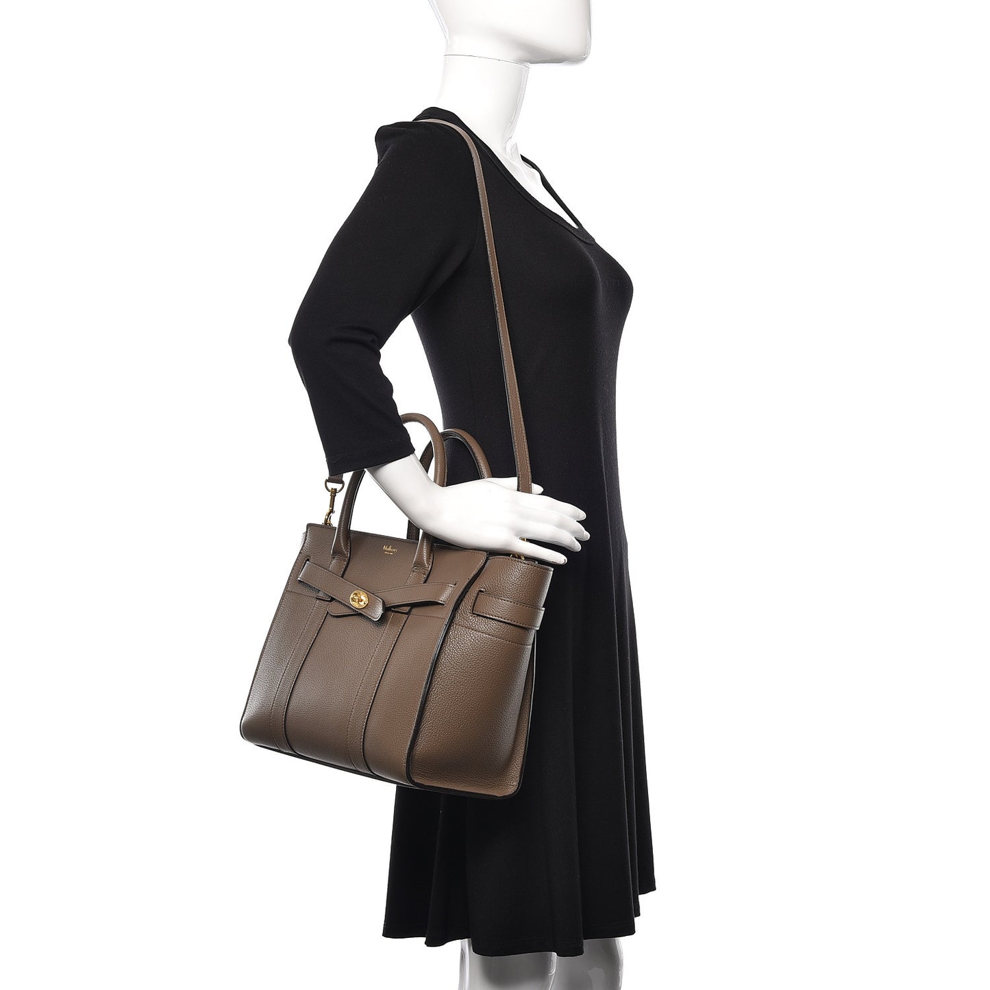 Classic Grain Small Bayswater Zip Tote Clay