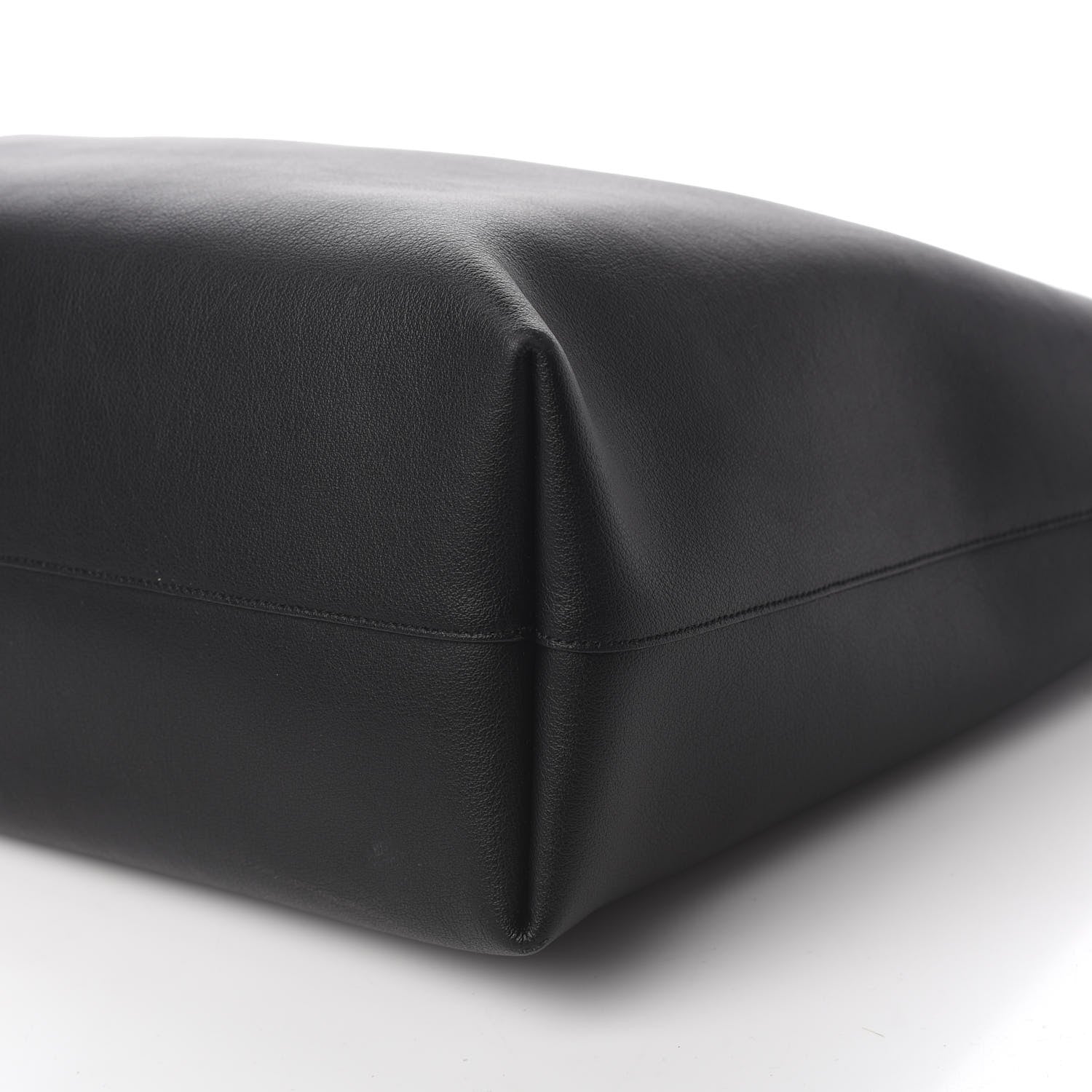Saint Laurent Calfskin Large Shopping Tote Black 11 of 11