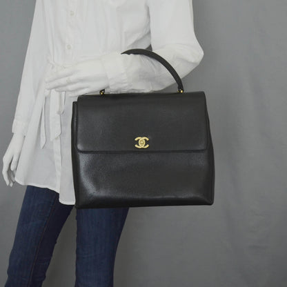 Chanel Caviar Kelly Flap Bag Black 2 of 12