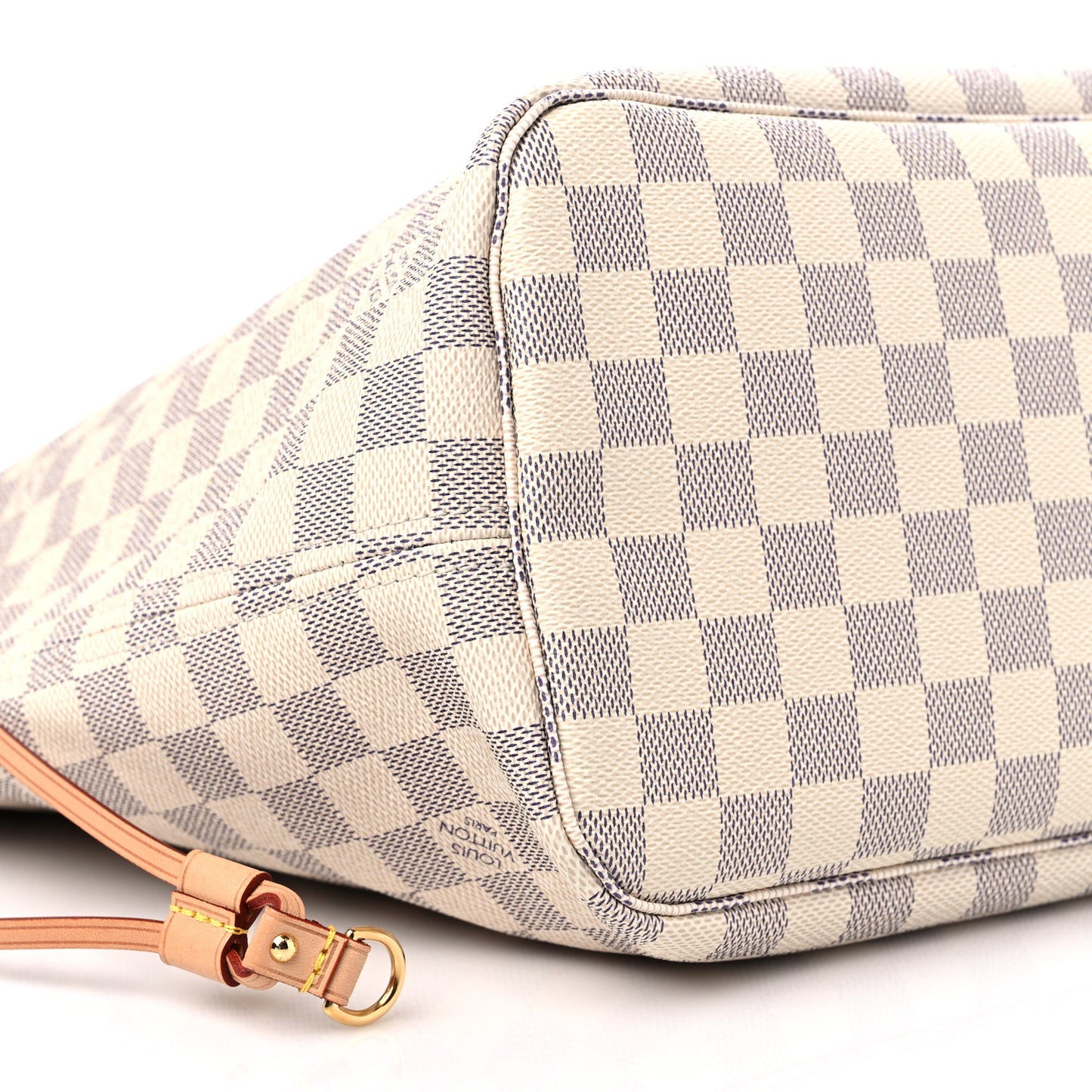 Damier Azur Neo Neverfull MM Rose Ballerine