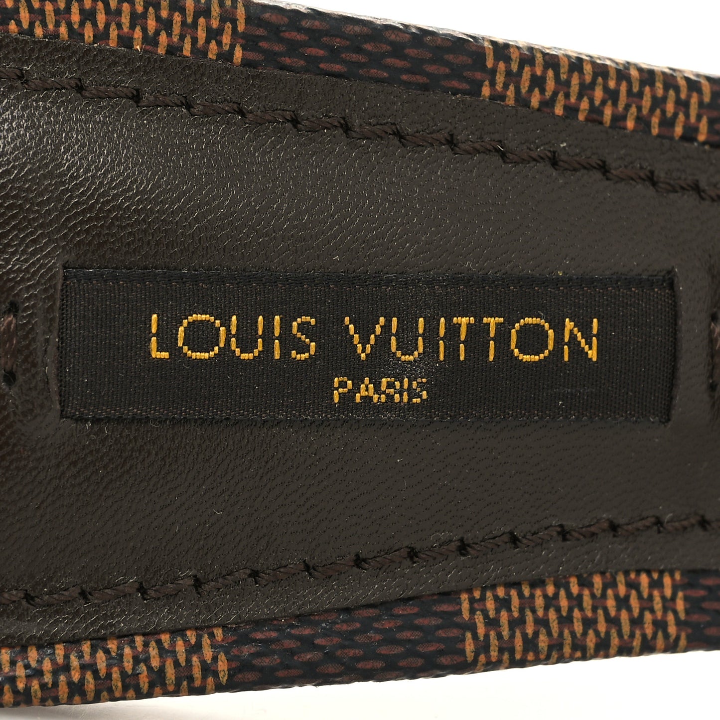 Damier Ebene Patent Valentine Mules 36