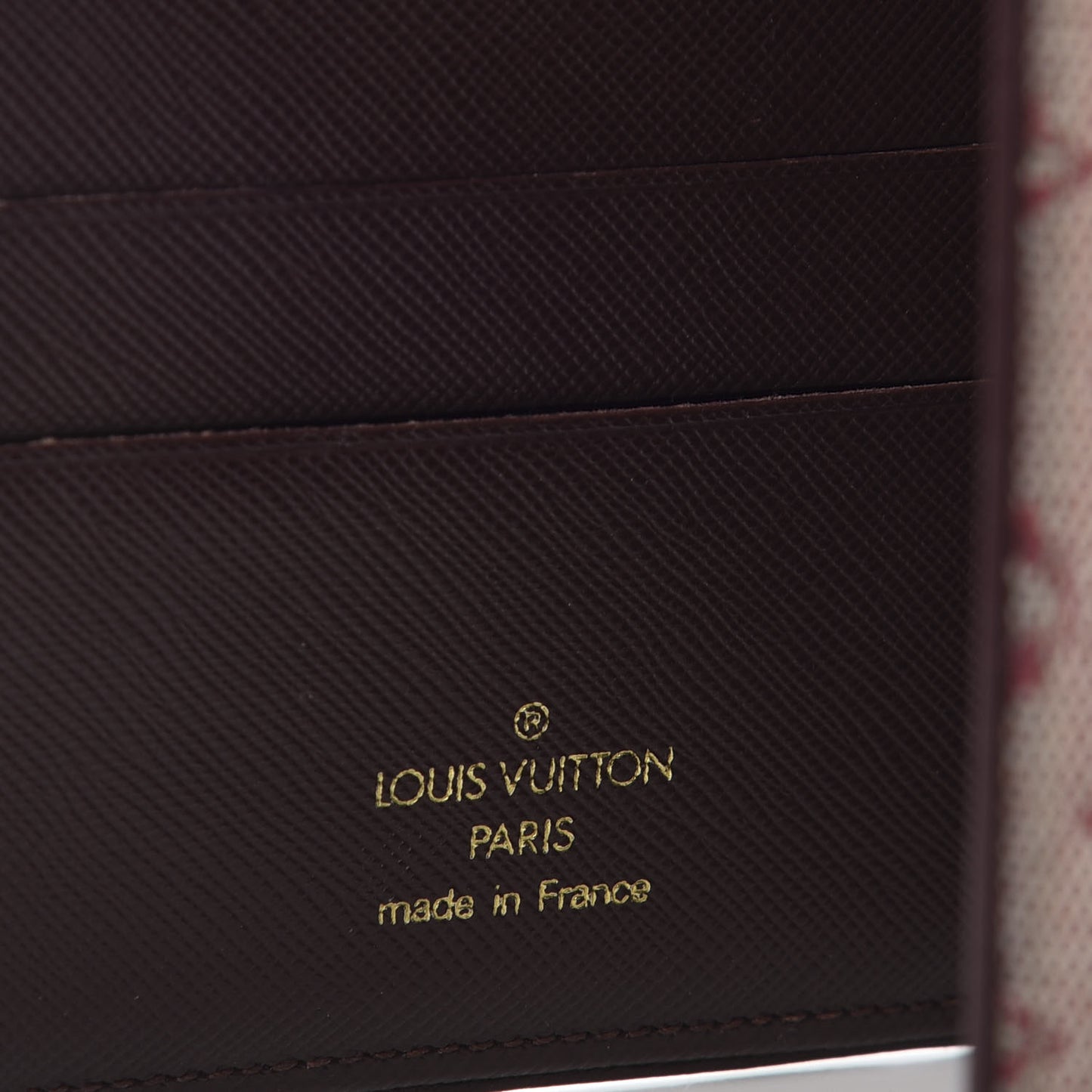 Mini Monogram Compact Wallet Cherry