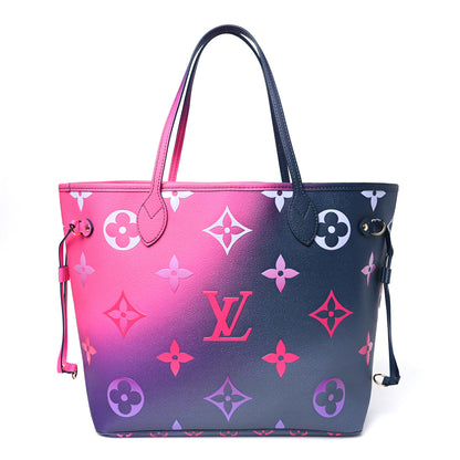 Louis Vuitton Monogram Giant Spring In The City Neverfull MM Midnight Fuchsia 1 of 10