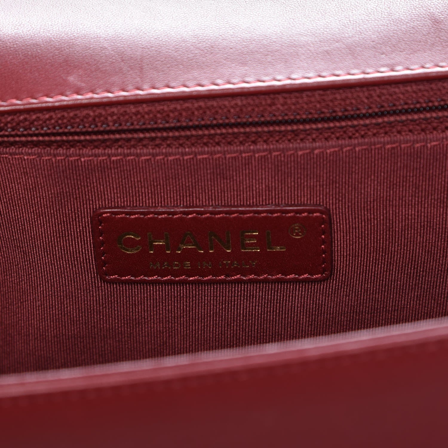 Chanel Lambskin Quilted Large Boy Flap Red 6 of 8