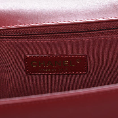 Chanel Lambskin Quilted Large Boy Flap Red 6 of 8