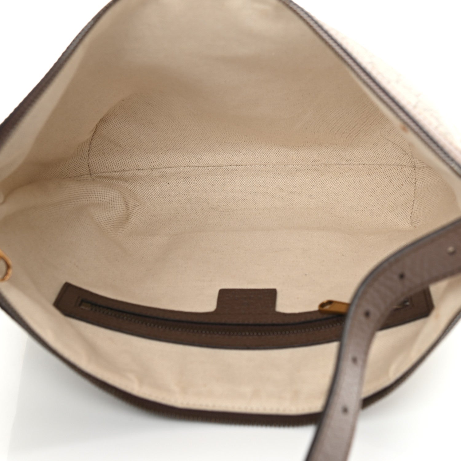 Gucci GG Supreme Monogram Web Small Ophidia Half Moon Hobo Brown 5 of 12