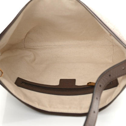 Gucci GG Supreme Monogram Web Small Ophidia Half Moon Hobo Brown 5 of 12