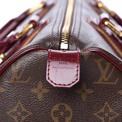 Louis Vuitton Monogram Mirage Speedy 30 Bordeaux 8 of 12