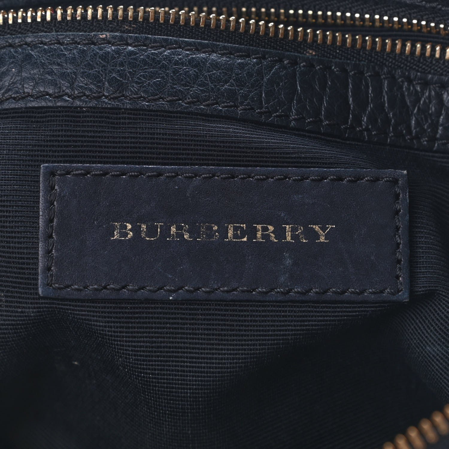 Burberry Signature Grain Calfskin Check Embossed Small Chichester Crossbody Clutch Bag Black 6 of 9
