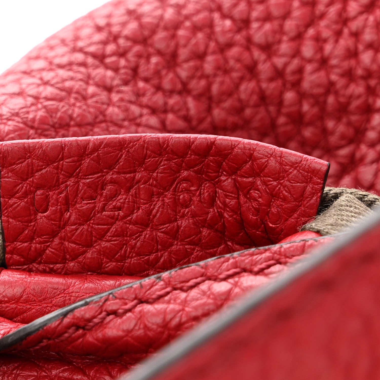 Chloe Calfskin Mini Marcie Round Crossbody Bag Red 8 of 13