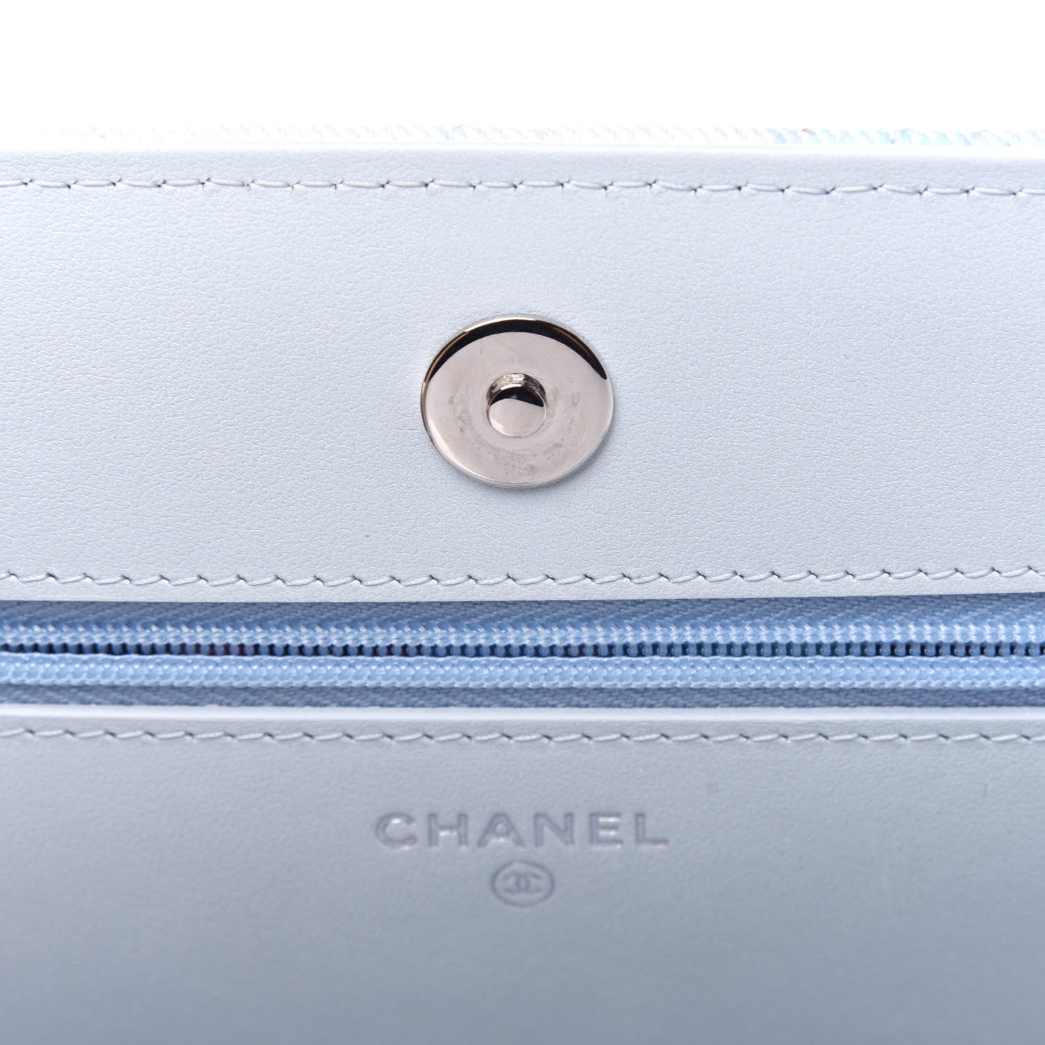 Chanel Canvas Quilted Jungle Jeans Wallet on Chain WOC Multicolor 9 of 19