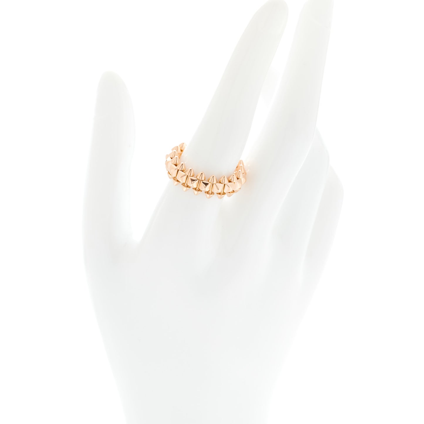 18K Pink Gold MM Clash De Cartier Ring 57 8
