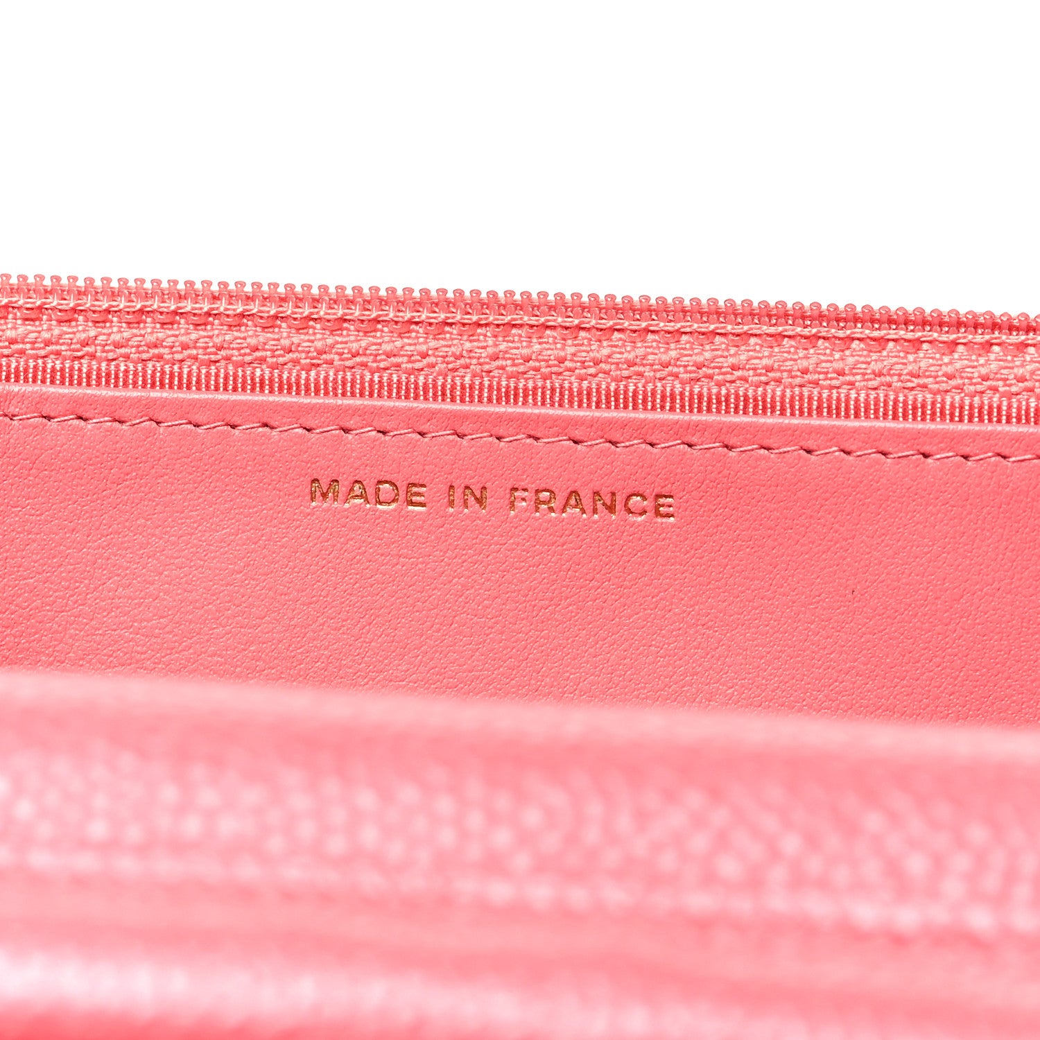 Chanel Caviar Quilted Wallet on Chain WOC Pink 7 of 12