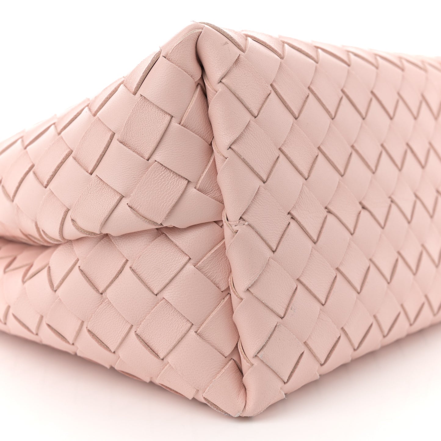 Nappa Intrecciato Medium Andiamo Shoulder Bag Lotus