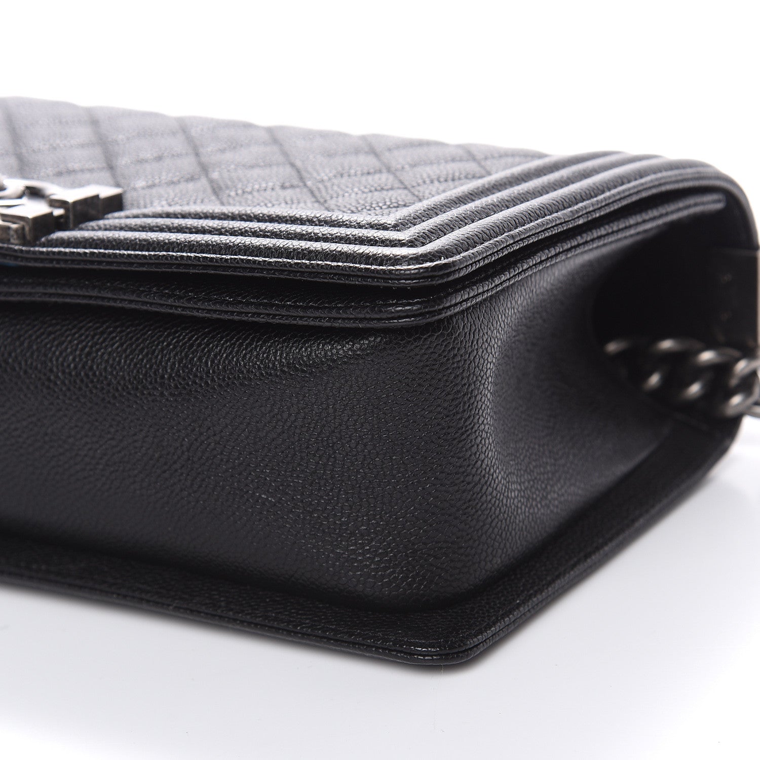 Chanel Caviar Quilted Medium Boy Flap Black 9 of 14