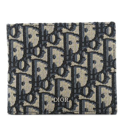 Christian Dior Oblique Compact Wallet Black 1 of 8