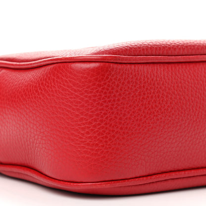 Gucci Pebbled Calfskin Small Soho Disco Bag Tabasco Red 9 of 11