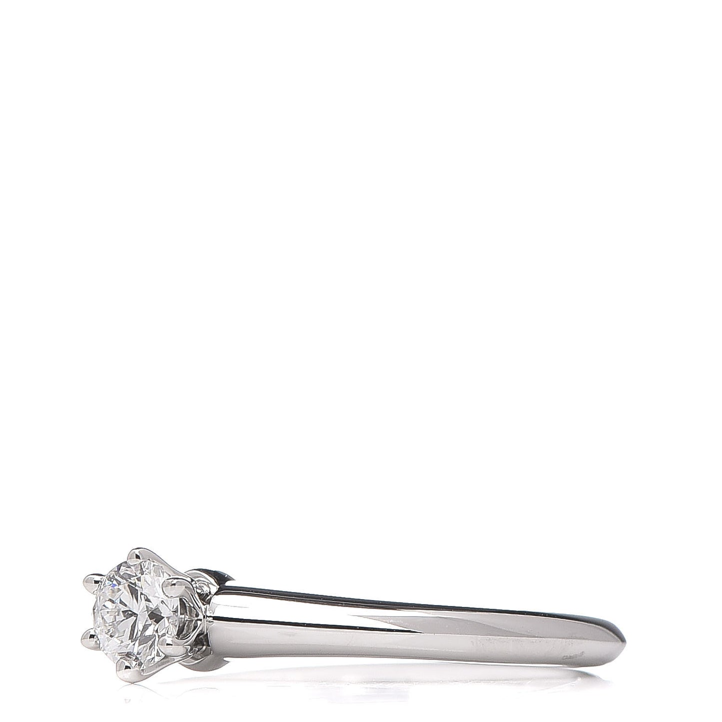 Platinum .24ct Diamond Solitaire Engagement Ring 50 5