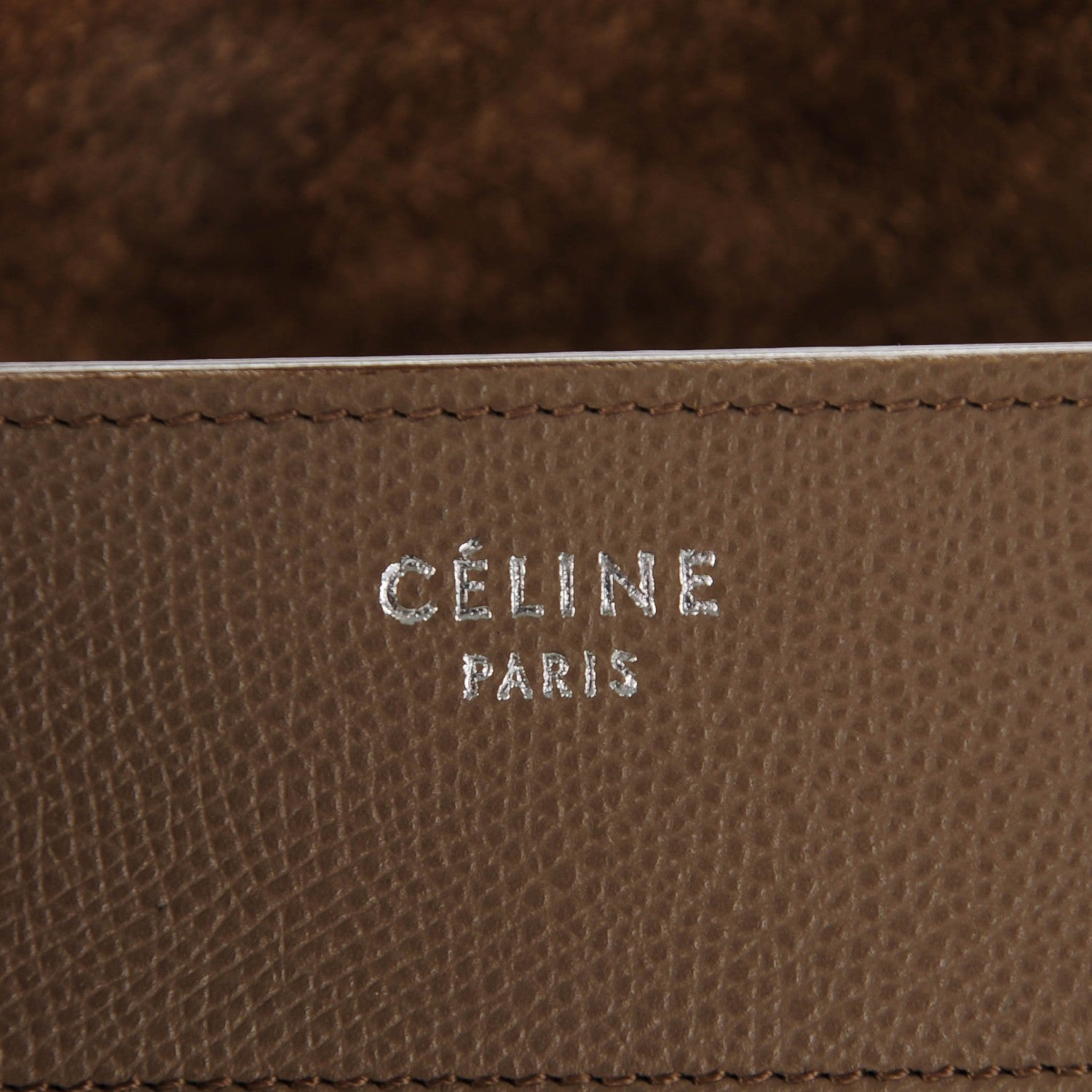 Celine Grained Calfskin Medium Phantom Luggage Taupe 6 of 8