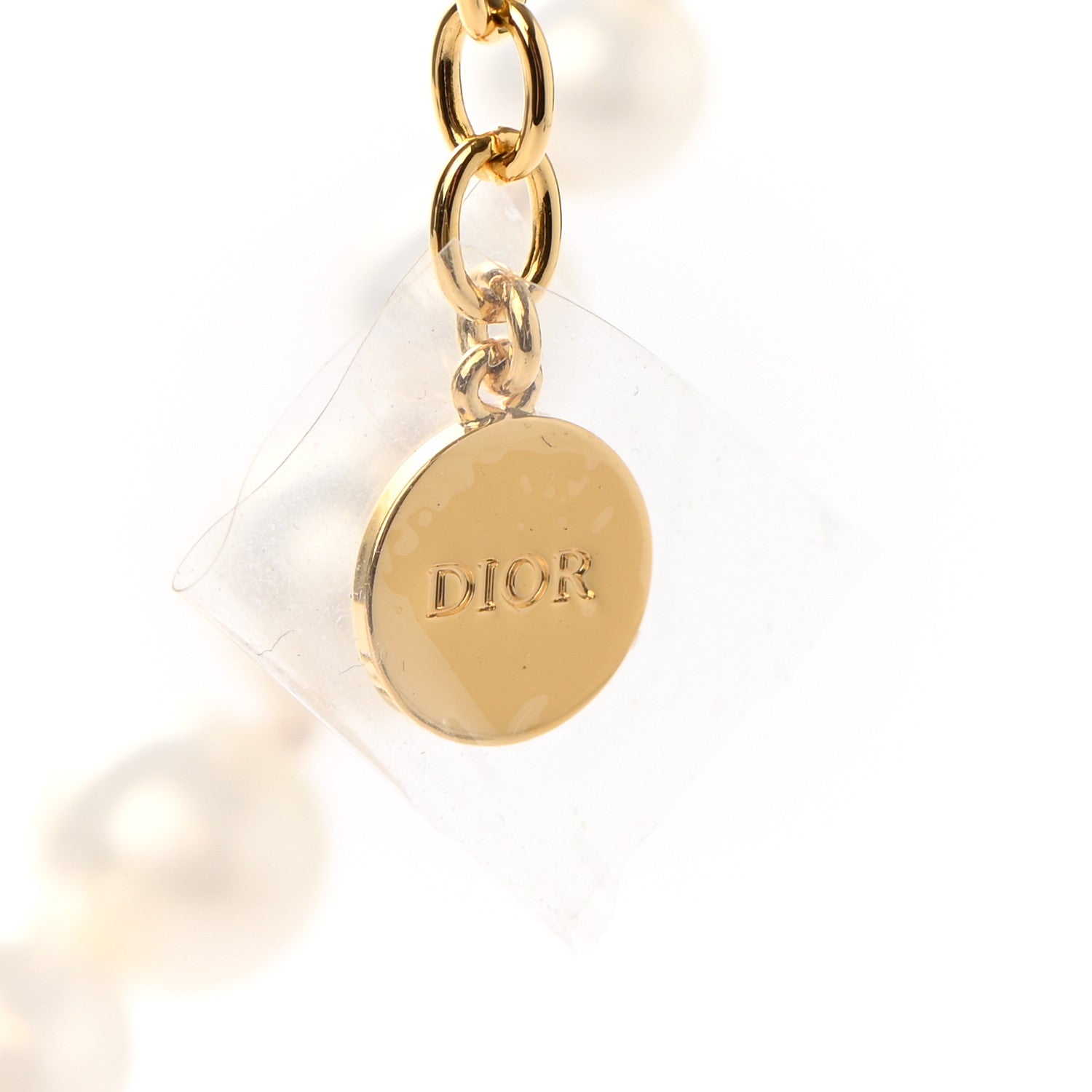 Christian Dior Pearl 30 Montaigne Choker Necklace Gold 5 of 5