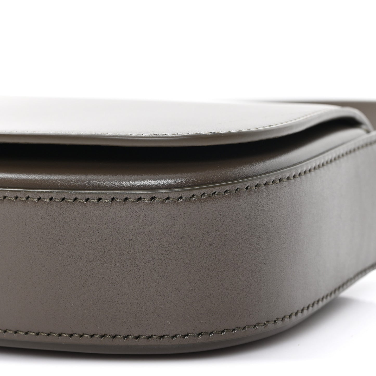 Box Calfskin Mini Voltaire Shoulder Bag  Deep Musk