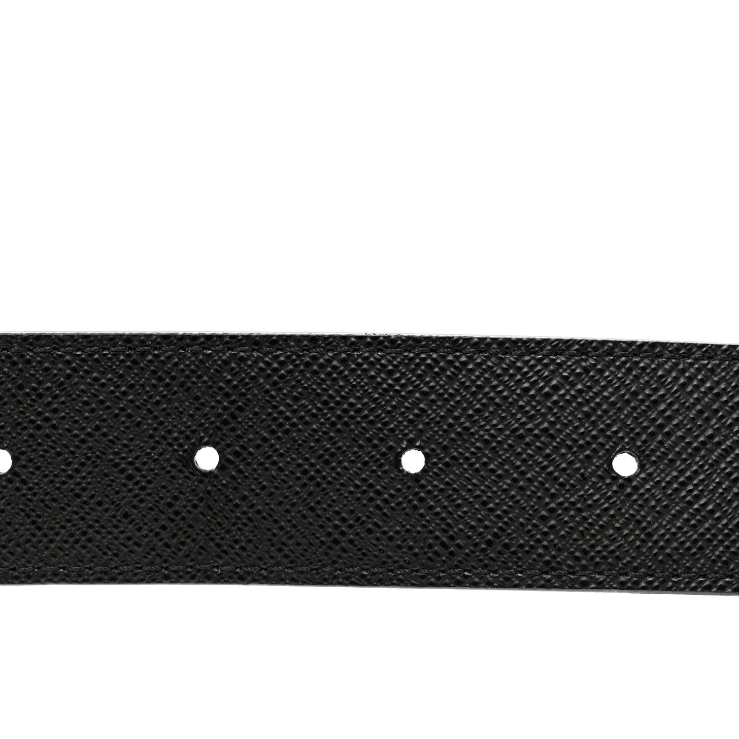 Louis Vuitton Calfskin Monogram 30mm LV Initiales Reversible Belt 80 32 Black 4 of 5