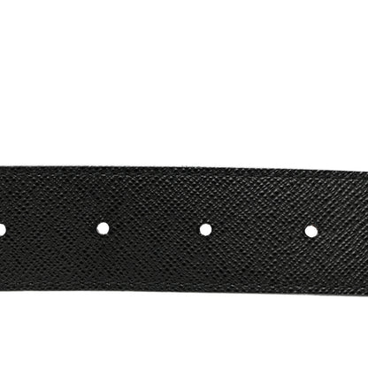 Louis Vuitton Calfskin Monogram 30mm LV Initiales Reversible Belt 80 32 Black 4 of 5