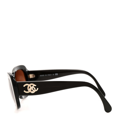 Chanel Acetate Rectangle CC Sunglasses 5468-B-A Brown 3 of 8