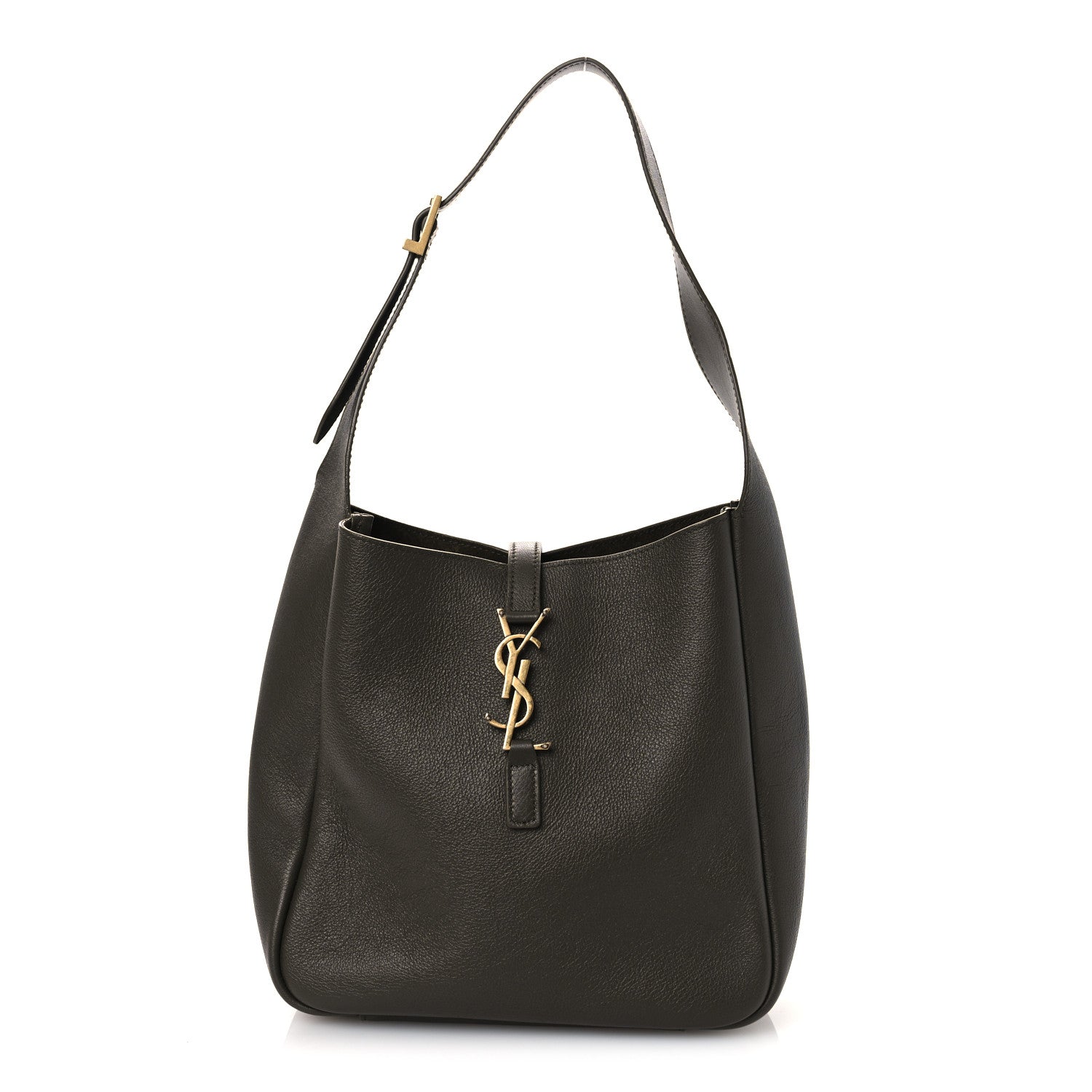 Saint Laurent Smooth Calfskin Small Le 5 A 7 Soft Hobo Light Musk 1 of 10