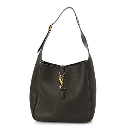 Saint Laurent Smooth Calfskin Small Le 5 A 7 Soft Hobo Light Musk 1 of 10