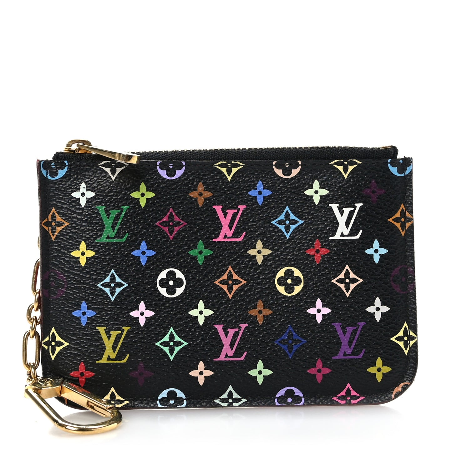 Monogram Multicolor Key Pouch Black Grenade