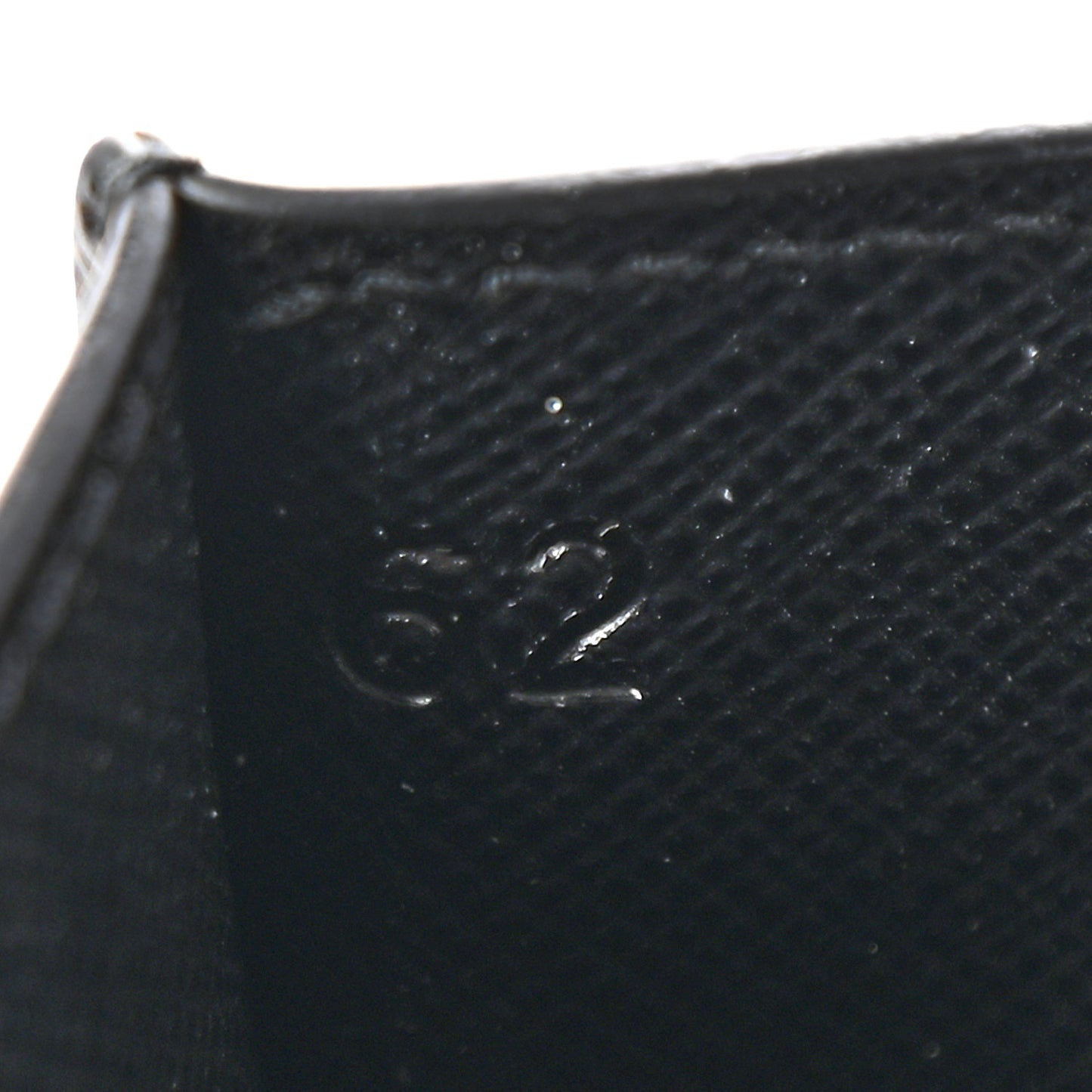 Saffiano Shine Monochrome Card Holder Black