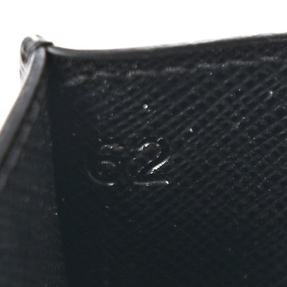 Prada Saffiano Shine Monochrome Card Holder Black 7 of 8
