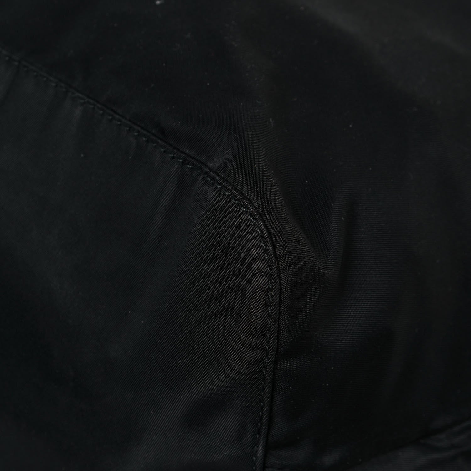 Prada Nylon Vela Saffiano Cinch Backpack Black 10 of 15